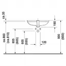 Раковина 58x45,5 см Duravit D-Code 0338560000
