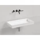 Раковина Salini S-Sense Marea 10 1802110G 74,7x40 см, встраиваемая снизу, белый глянец
