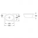Раковина 50,5x36 см Villeroy & Boch Loop & Friends 61611001