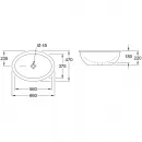 Раковина 66x47 см Villeroy & Boch Loop & Friends 616130R1