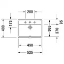 Раковина 52,5x40 см Duravit Starck 3 0302490000