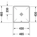 Раковина 46,5x46,5 см Duravit Starck 3 0305430000