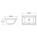 Раковина 52,5x34 см BelBagno BB1009