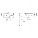 Раковина 50,5x36,5 см Villeroy & Boch Loop & Friends 4A530001