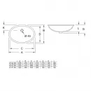 Раковина 57x41 см Villeroy & Boch Evana 61470001