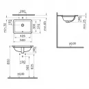 Раковина 50 см Vitra S20 5474B003-0618