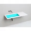 Раковина Salini S-Sense Marea 10 1802110GF 74,7x40 см, встраиваемая снизу, покраска по RAL глянец полностью