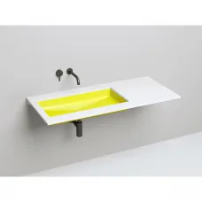 Раковина Salini S-Sense Marea 10 1802110GF 74,7x40 см, встраиваемая снизу, покраска по RAL глянец полностью