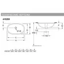 Раковина для установки под столешницу 65 см Villeroy&Boch O.Novo 41626001
