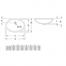 Раковина 57x41 см Villeroy & Boch Evana 614700R1