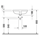 Раковина 53x40 см Duravit Starck 3 0305490000