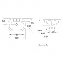 Раковина 56x40,5 см Villeroy & Boch O.Novo 41615601