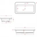 Раковина 80,5x45,5 см Artceram Fuori Scala TFL035 01 00 *1