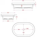 Раковина 58,3x36,3 см Artceram Fuori Scala TFL033 41 00