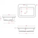 Раковина 60,5x45,5 см Artceram Fuori Scala TFL034 13 00 arancio cammeo *1