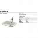 Раковина 53x45 см Toto Public LW763Y#XW