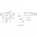 Раковина 57x41см Villeroy & Boch Loop & Friends 4A620001