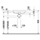 Раковина 50x46,5 см Duravit Vero 0315500000