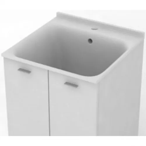 Раковина Kerasan Aquadom 029401*1 60x60 см, хозяйственная, белый