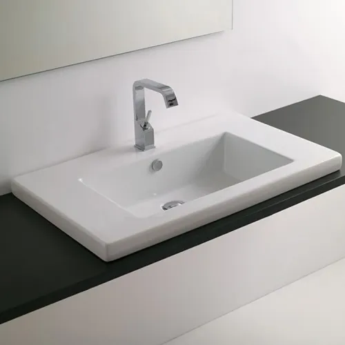 Раковина 96x51 см Artceram Washbasins Gap GPL004 01 00 bi*1