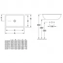 Раковина 60x40,5 см Villeroy & Boch Loop & Friends 61450001
