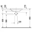 Раковина 56x45,5 см Duravit DuraStyle 0374560000