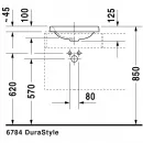 Раковина 43x43 см Duravit DuraStyle 0372430000