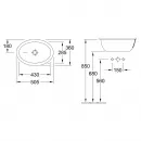 Раковина 50,5x36 см Villeroy & Boch Loop & Friends 61551001