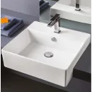 Раковина 50x48 см Artceram Quadro Semincasso QUL004 01 00 bi