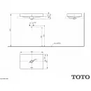 Раковина 60x38 см Toto Neorest L4716E#XW